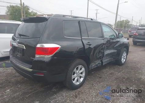 2012 Toyota Highlander Base V6 from USA, damaged, VIN 5TDBK3EH4CS153937